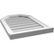 Ekena Millwork Octagonal Top Surface Mount PVC Gable Vent w/ 2"W x 2"P Brickmould Sill Frame, 18"W x 26"H GVPOT18X2603SN - alternate 4
